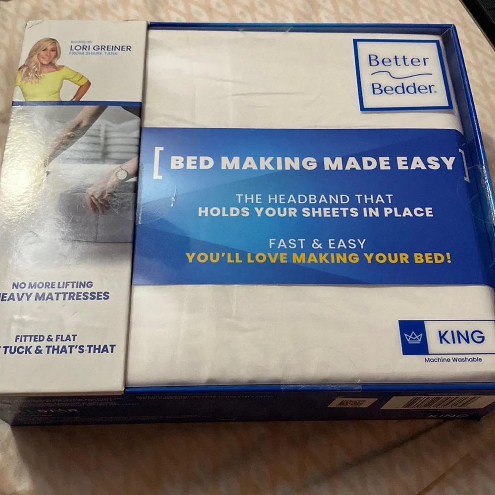 Better Bedder. King size. Bed making made easy.